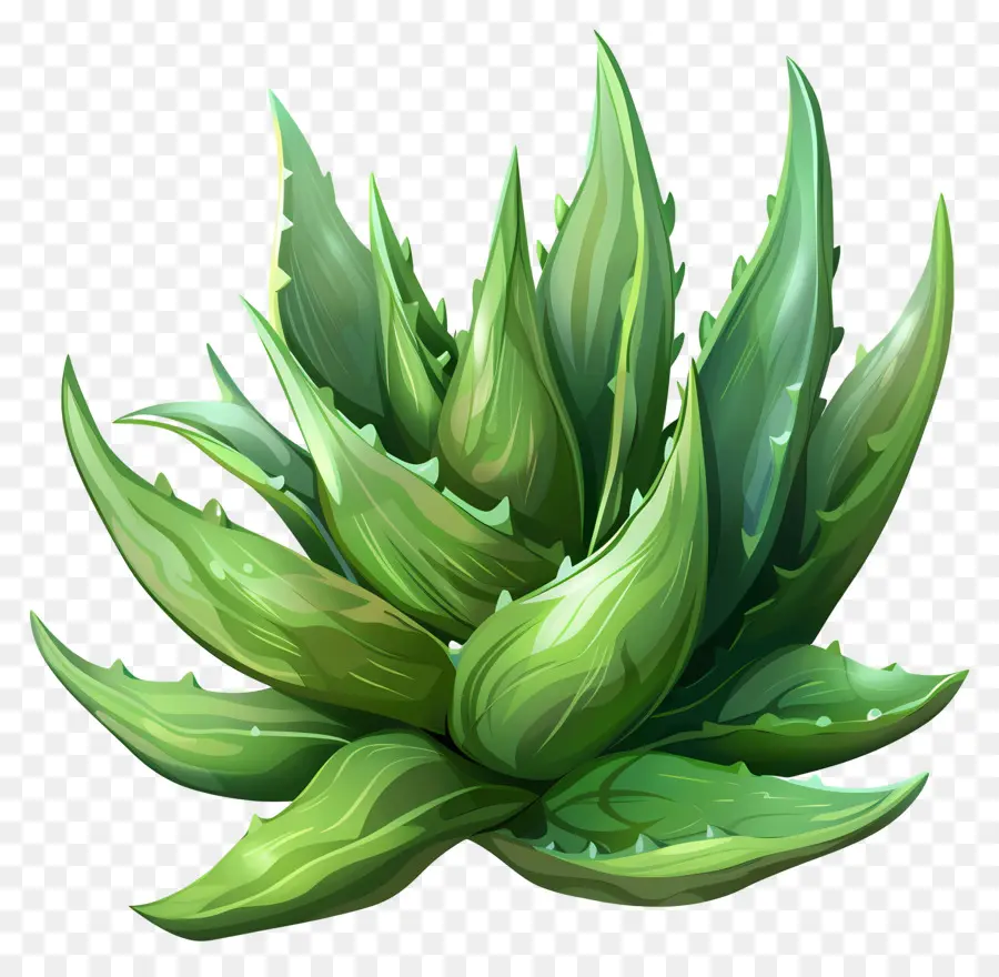 Aloe Vera，Suculenta PNG