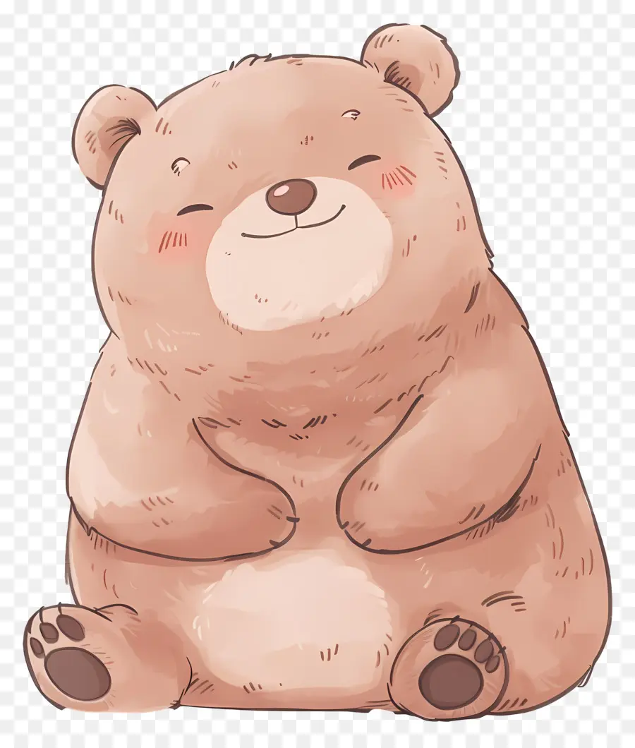 Urso Fofo，Desenho Animado PNG