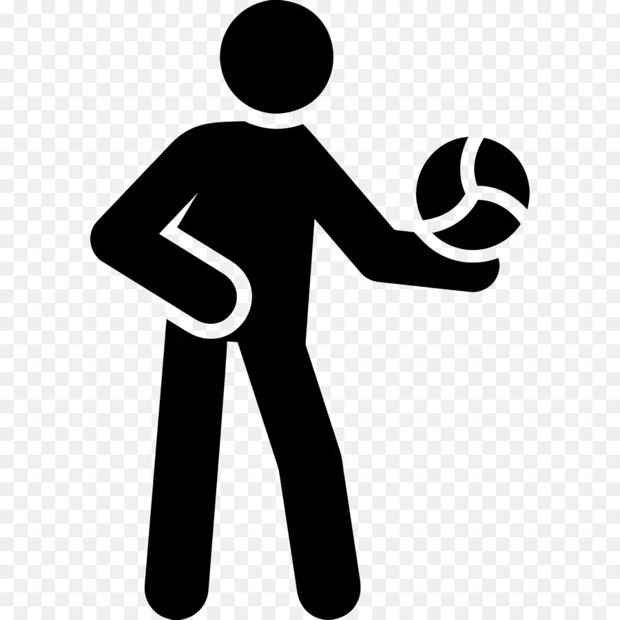 Jogador De Vôlei，Pessoa Com Bola PNG