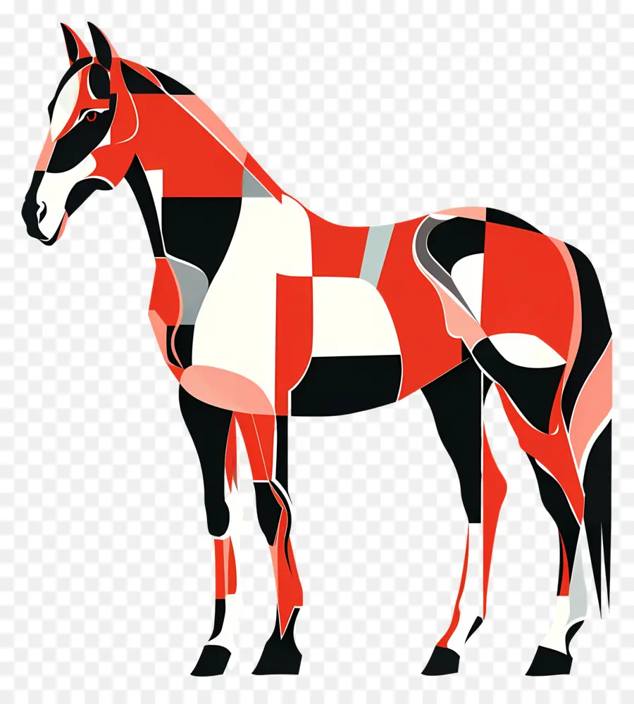 Cavalo，Vermelho PNG