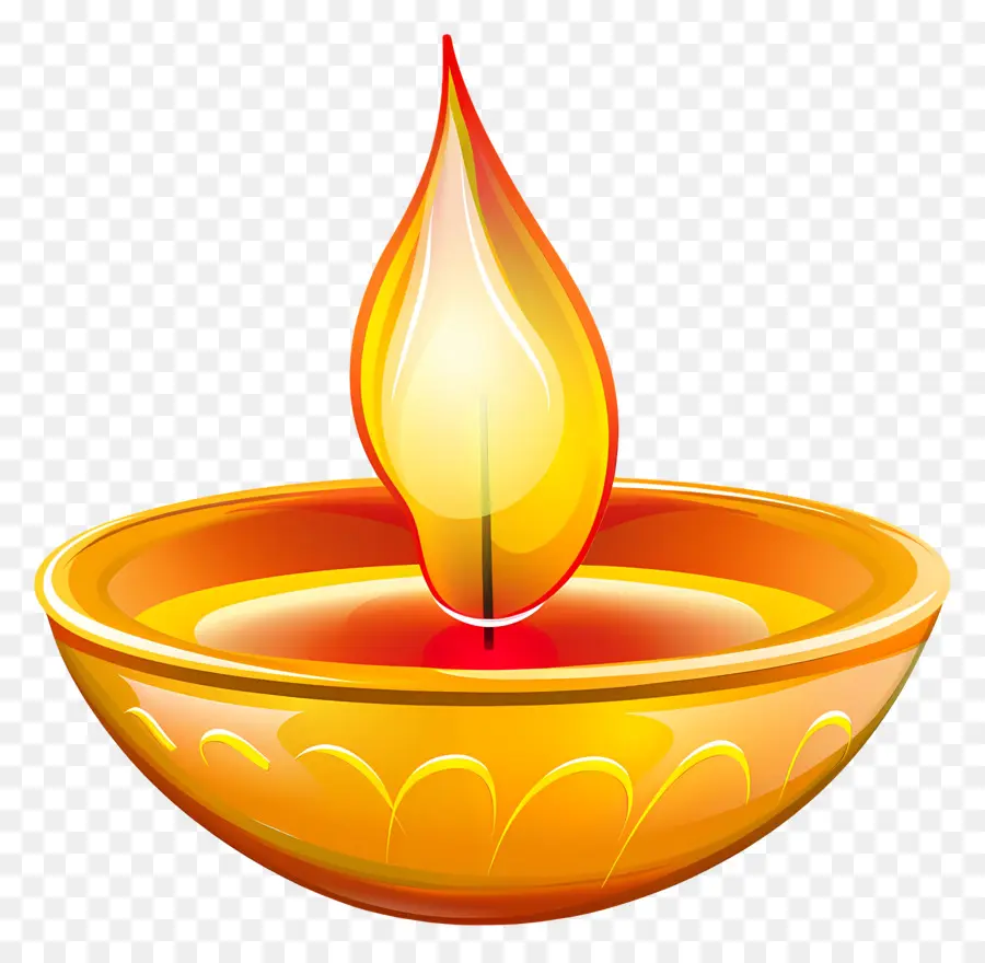 Vela Diwali，Lâmpada De óleo PNG