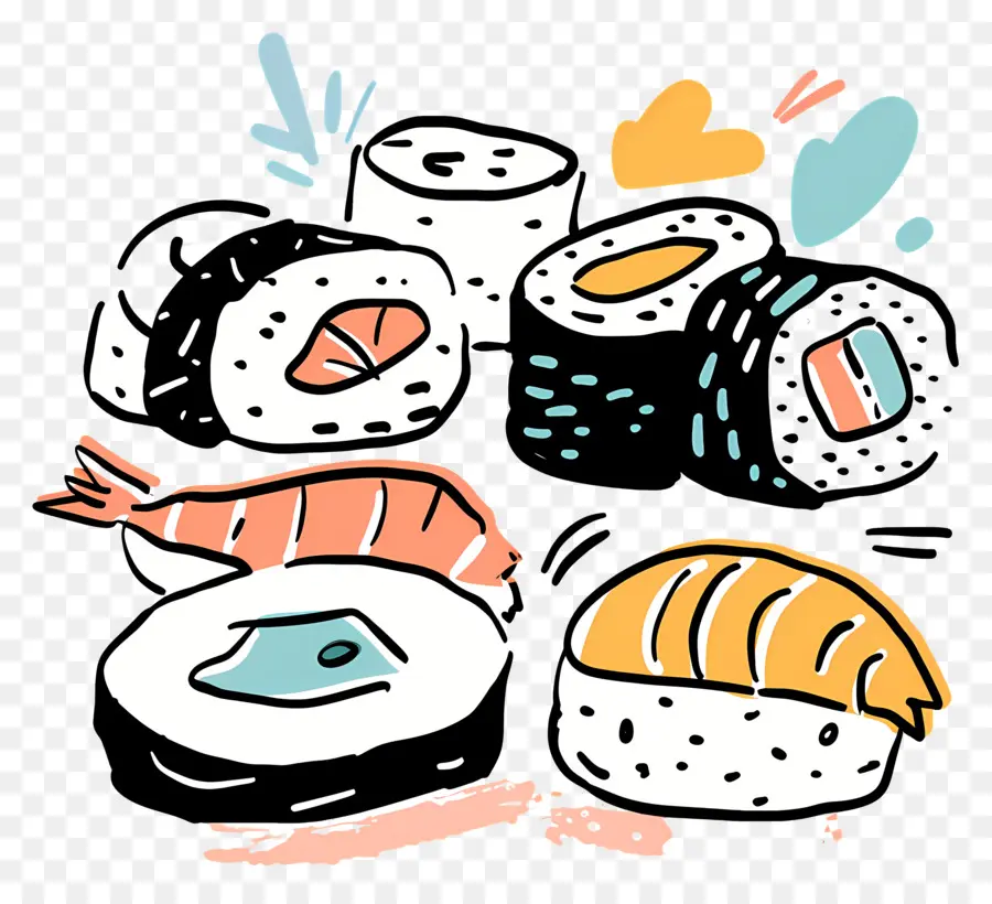 Sushi，Japonês PNG