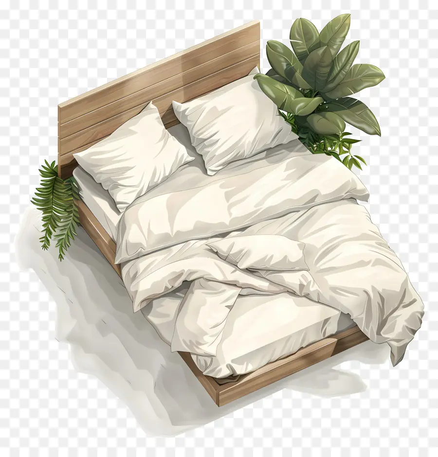 Cama Moderna，Cama De Casal PNG