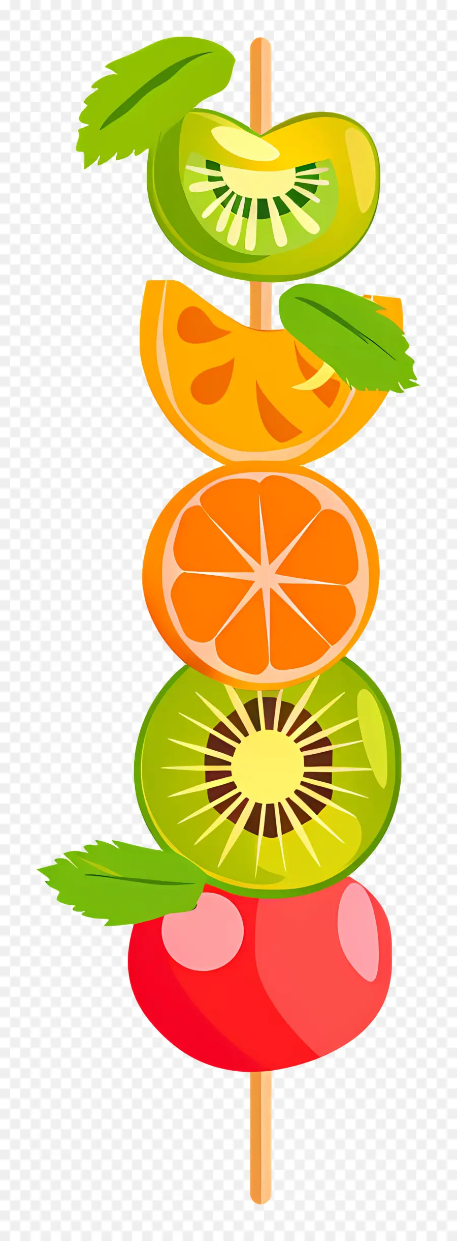 Espetadas De Fruta，Fruits PNG