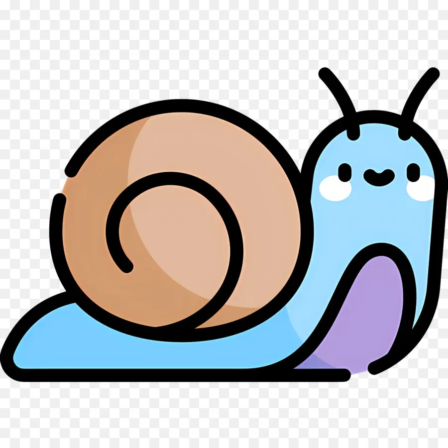 Lesma，Caracol Fofo De Desenho Animado PNG