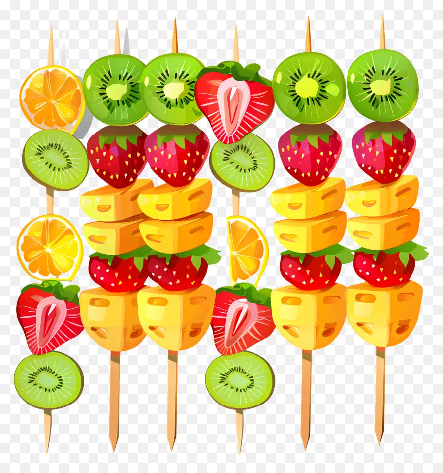 Espeto De Frutas，Espetos De Frutas PNG