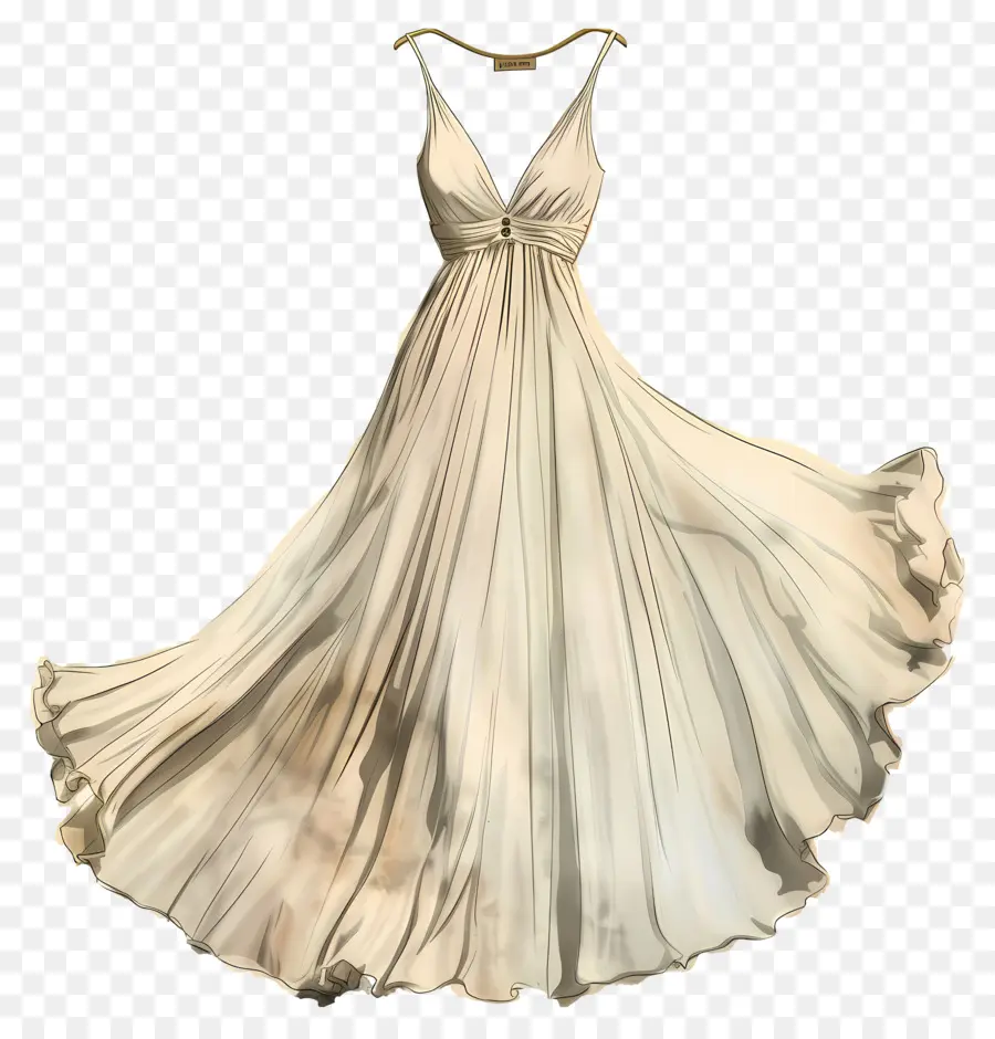 Vestido De Verão，Vestido Branco PNG