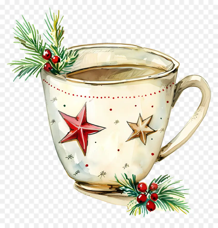 Xícara De Natal，Caneca PNG