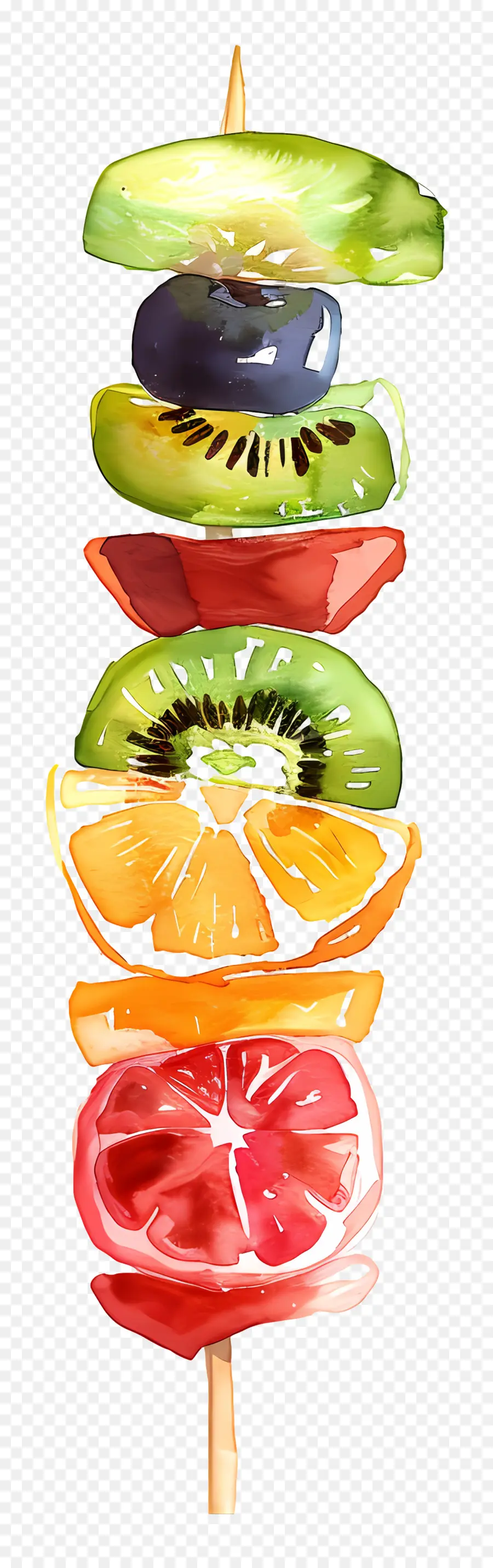 Espeto De Frutas，Kiwi PNG