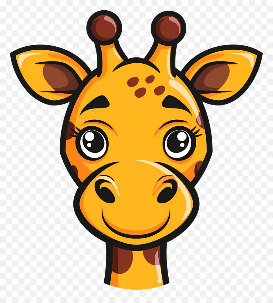 Cara Fofa De Girafa，Girafa PNG