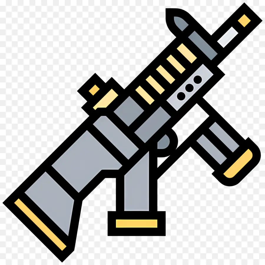 Arma De Rifle，Rifle Cinza PNG