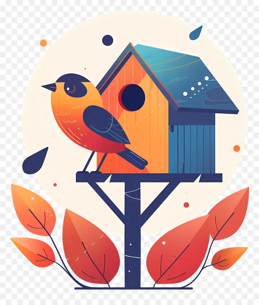 Birdhouse，Cartoon Pássaro PNG