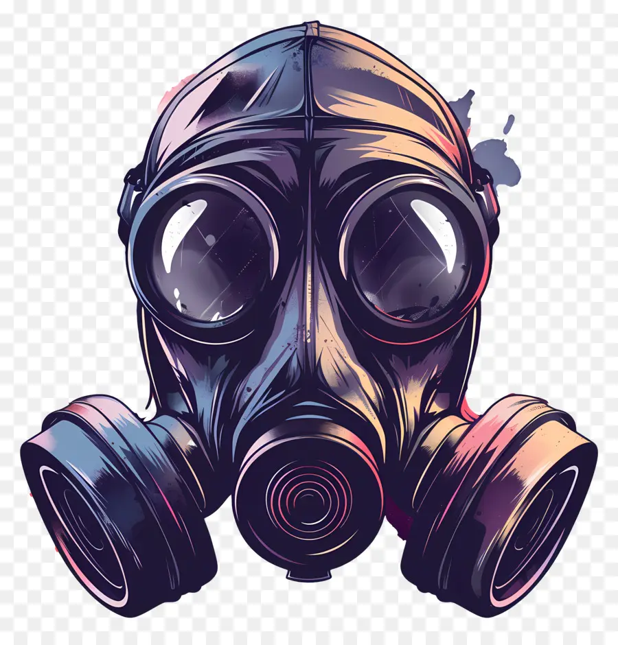 Máscara De Gás，Contaminantes Transportados Pelo Ar PNG