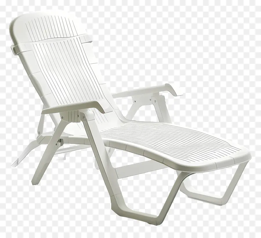 Cadeira De Praia，Espreguiçadeira Branca PNG