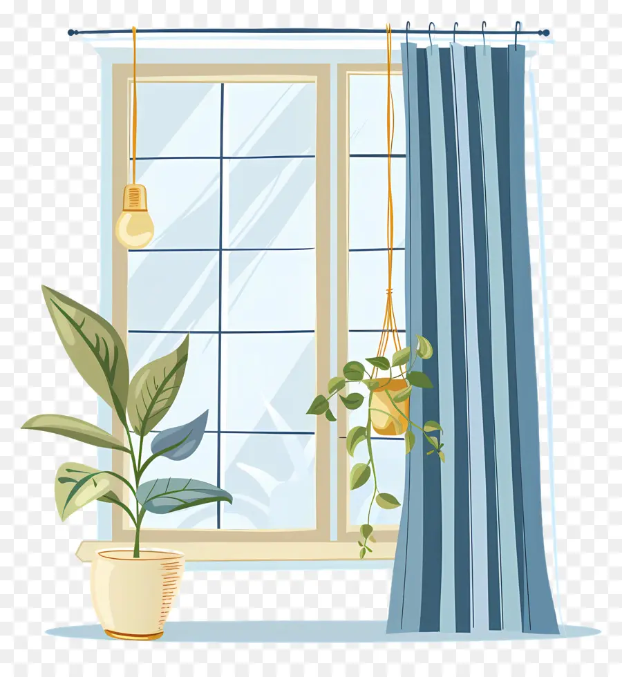 Janela Com Cortinas，Janela PNG