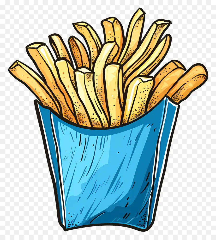 Batatas Fritas，Metalizado PNG