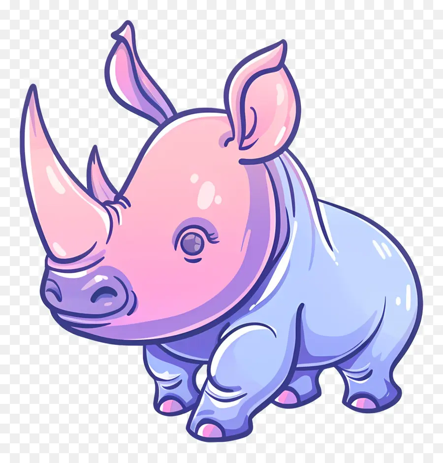 Cabeça De Rinoceronte，Cartoon PNG