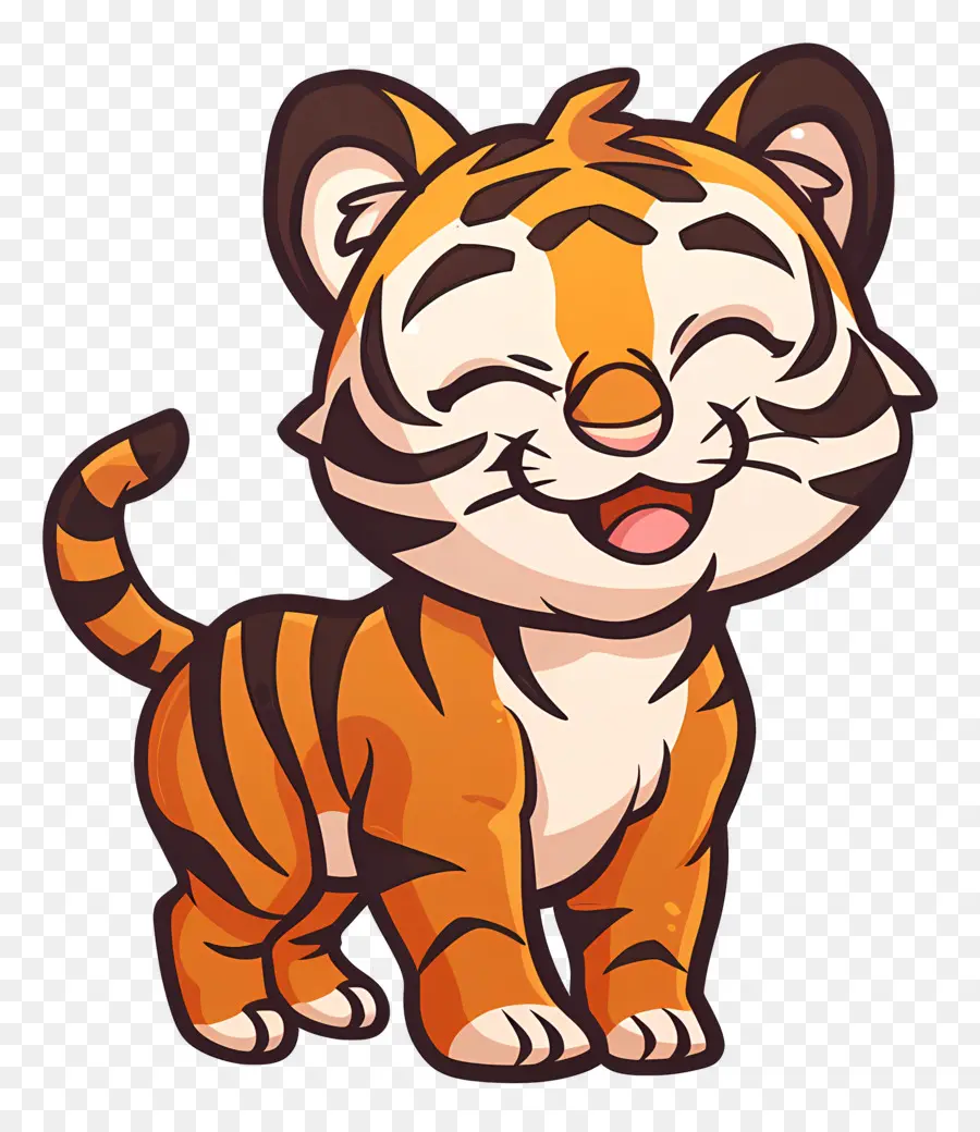 Tigre Fofo，Desenho Animado PNG