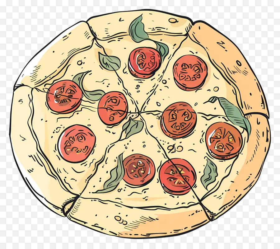 Pizza，Fatiar PNG