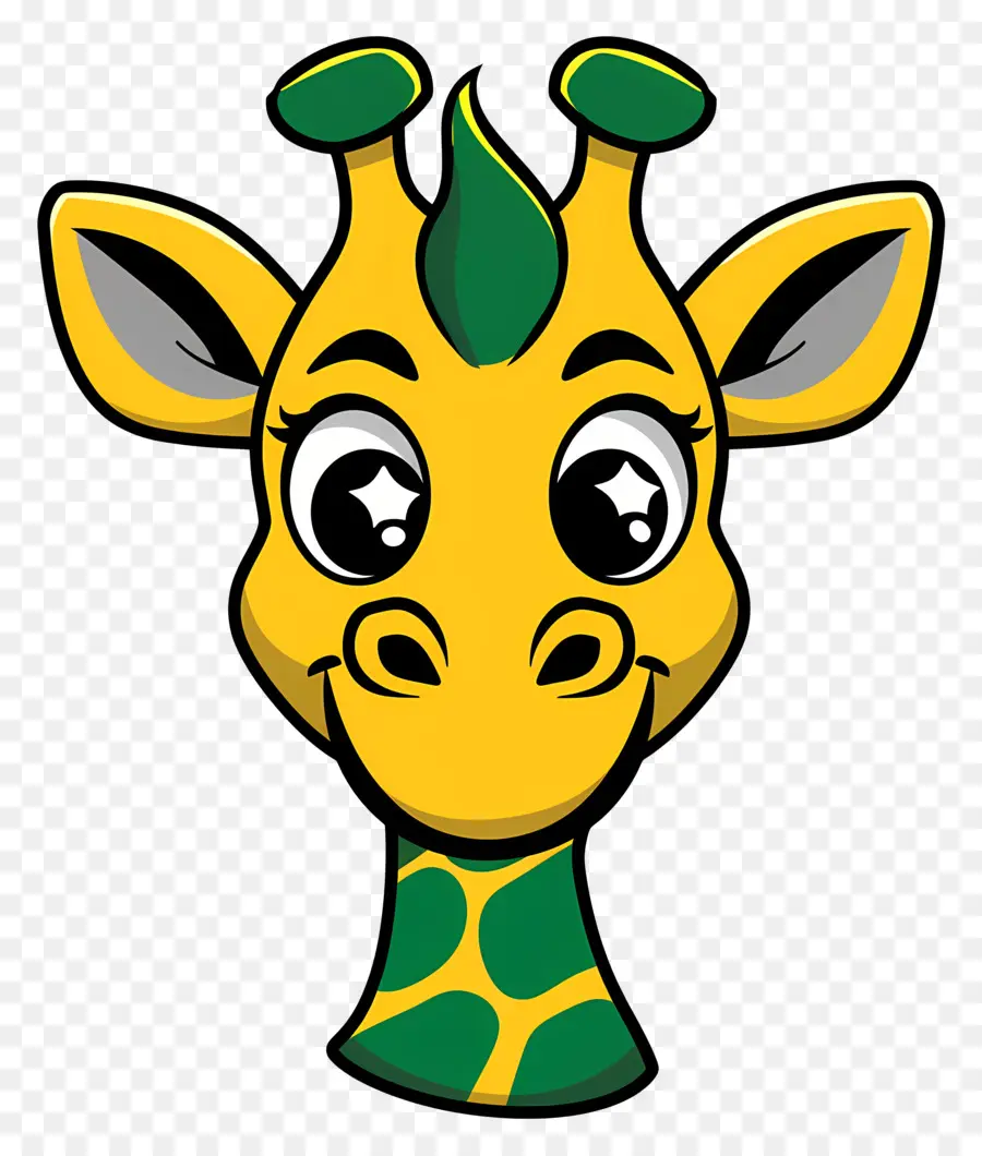 Cara Fofa De Girafa，Girafa PNG