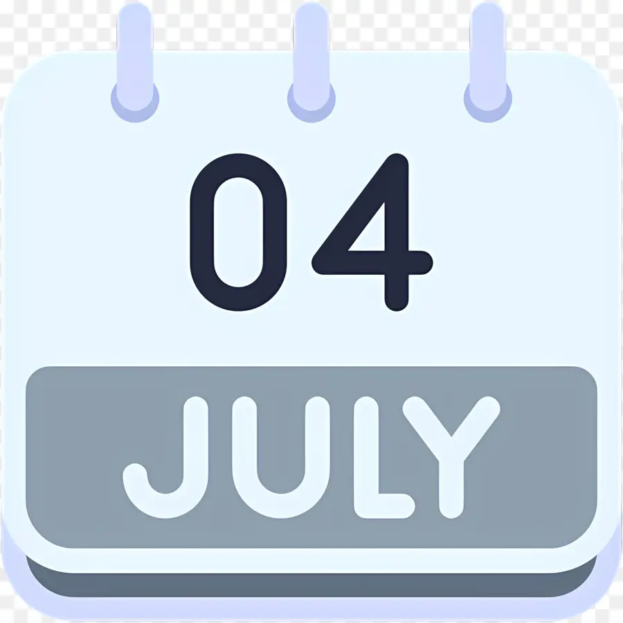 4 De Julho，Calendário PNG