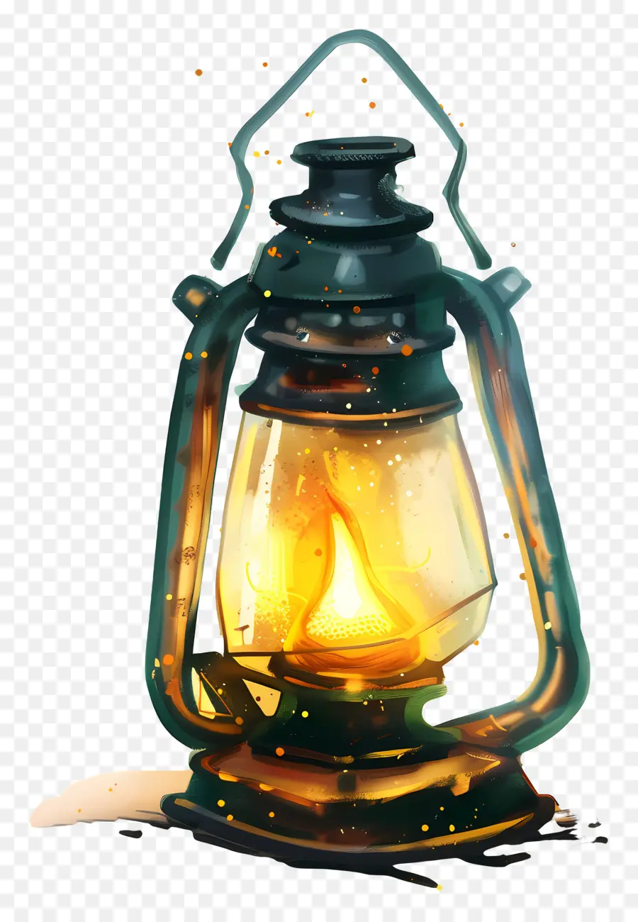 Lanterna Acampando，Lanterna Brilhante PNG
