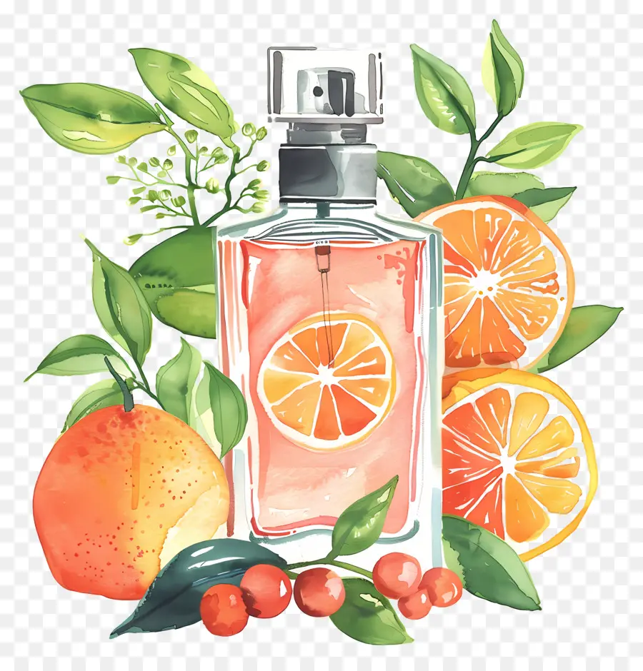 Perfume，Frutas Cítricas PNG