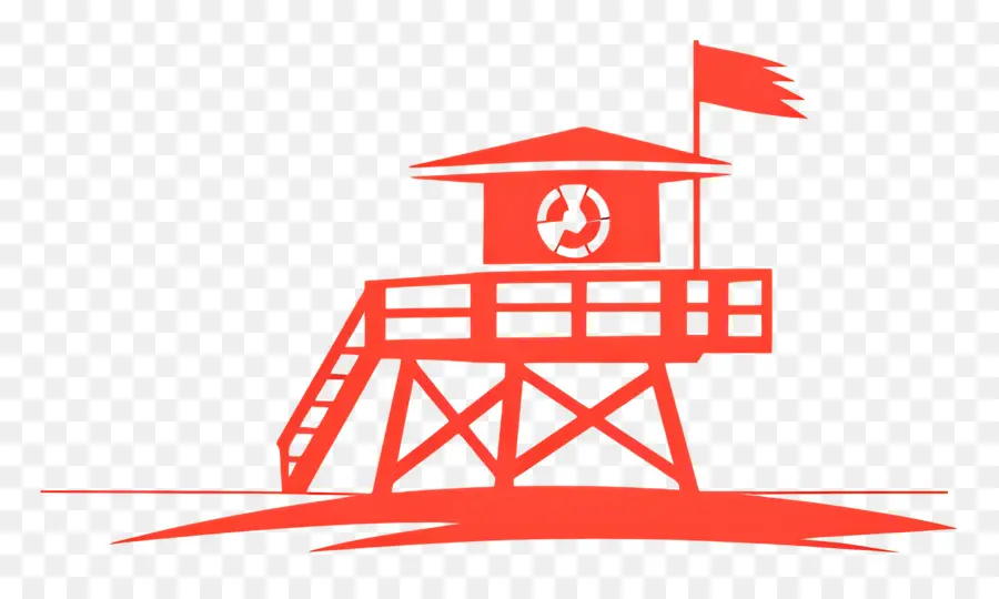 Stand Salva  Vidas，A Torre De Salva Vidas PNG