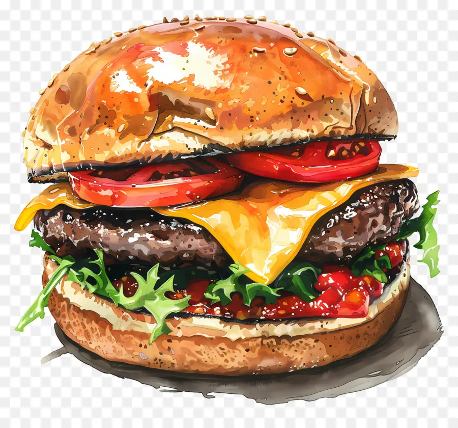 X Burger，Hambúrguer PNG