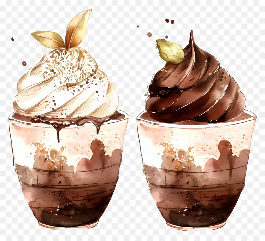 Mousse De Chocolate，Sobremesa PNG