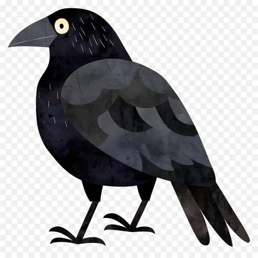 Cartoon Raven，Crow PNG