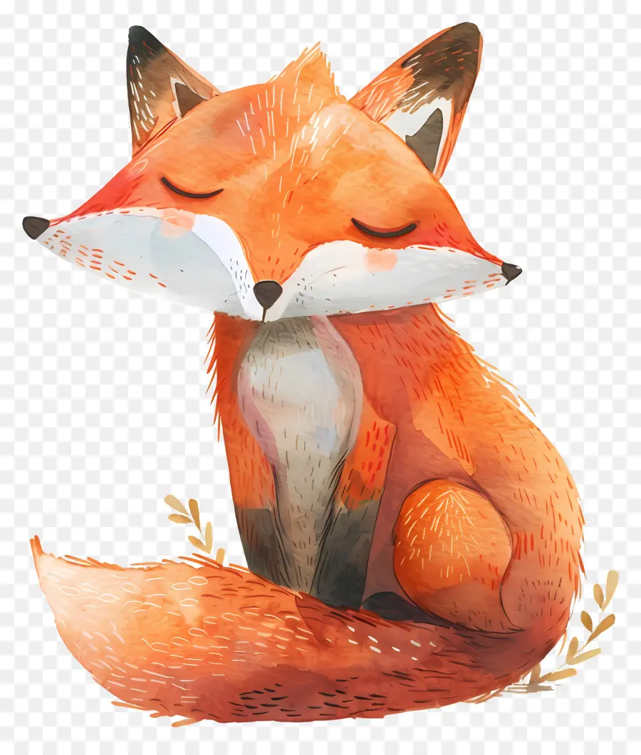 Desenho Animado Da Fox，Animal Bonito PNG