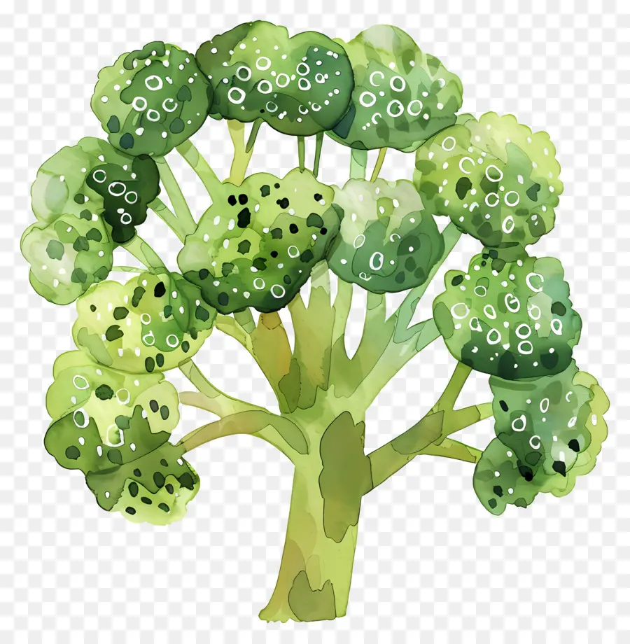 Brócolis，Vegetais Verdes PNG