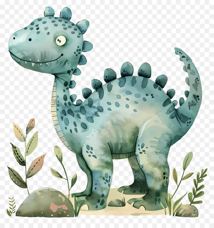 Dinossauro，Escamas Azuis E Verdes PNG