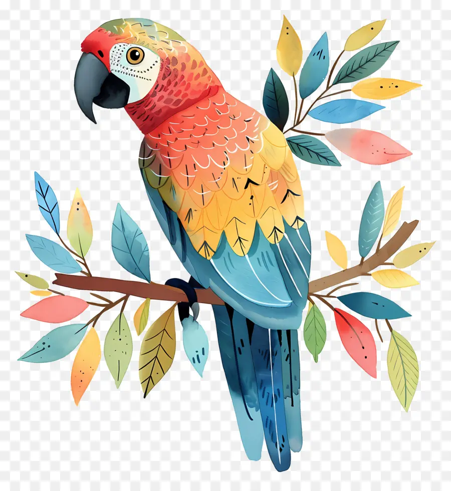 Papagaio，Multicolorida PNG