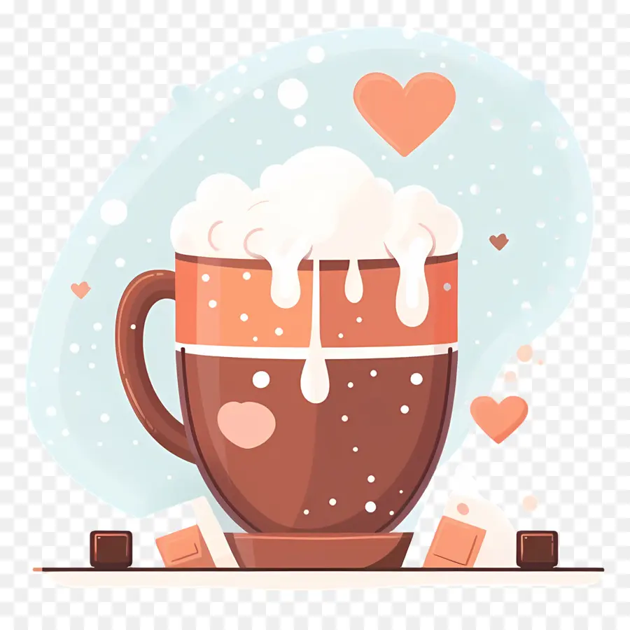 Chocolate Quente，Caneca PNG