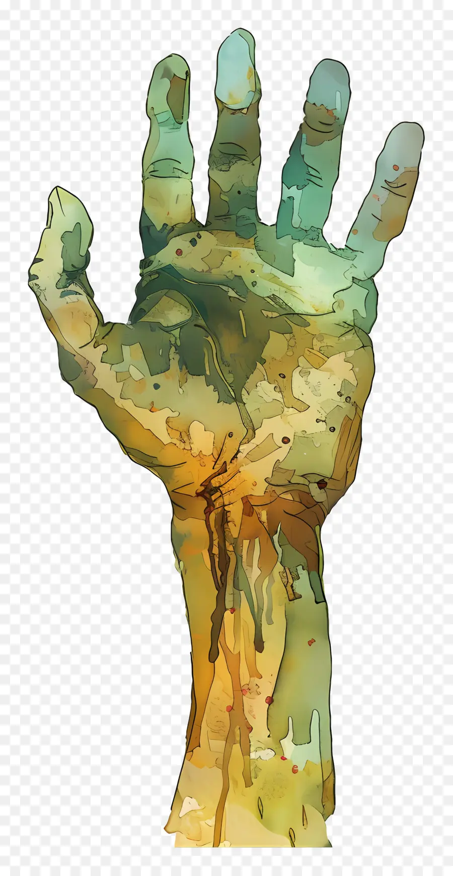 Mão Zumbi，Mão De Zumbi PNG