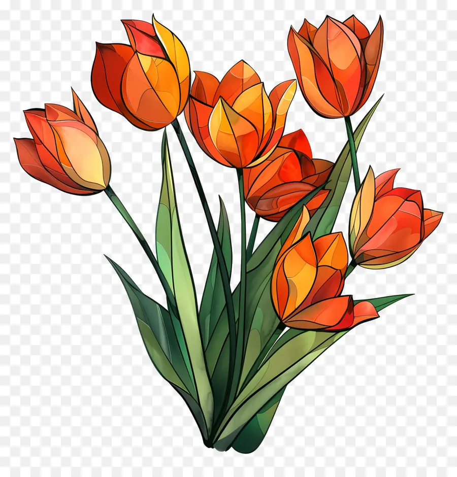 Tulipas，Primavera PNG