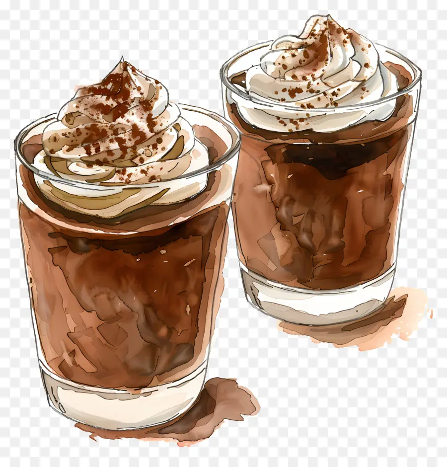 Mousse De Chocolate，Sobremesa PNG