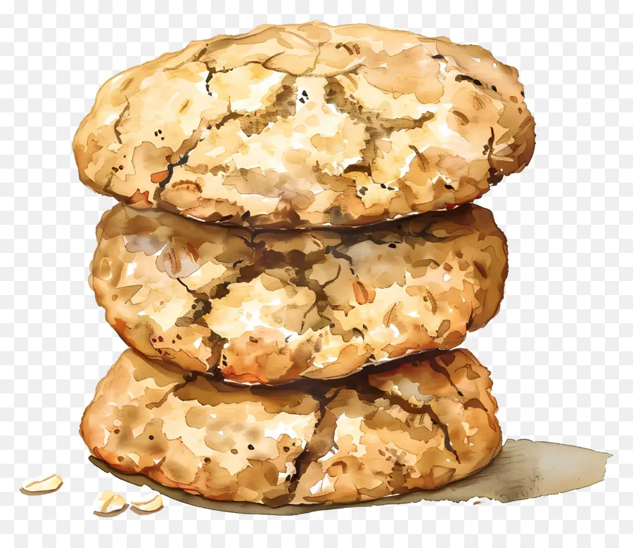 Cookies，Aquarela PNG