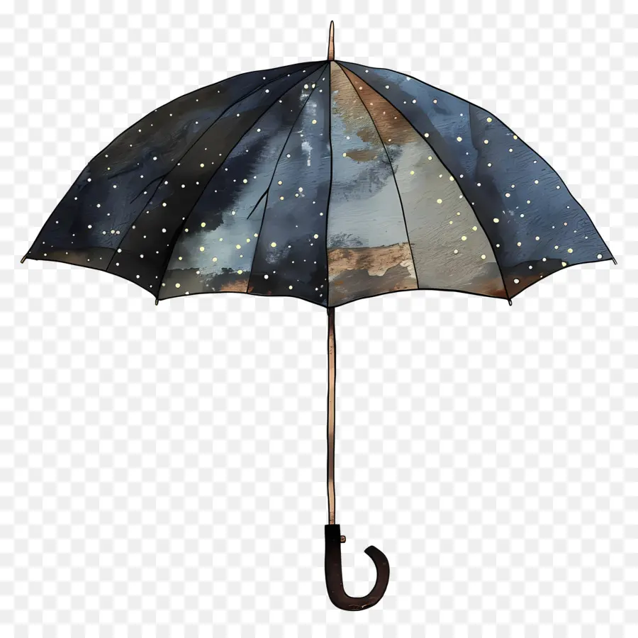 Guarda Chuva，Preto E Branco PNG