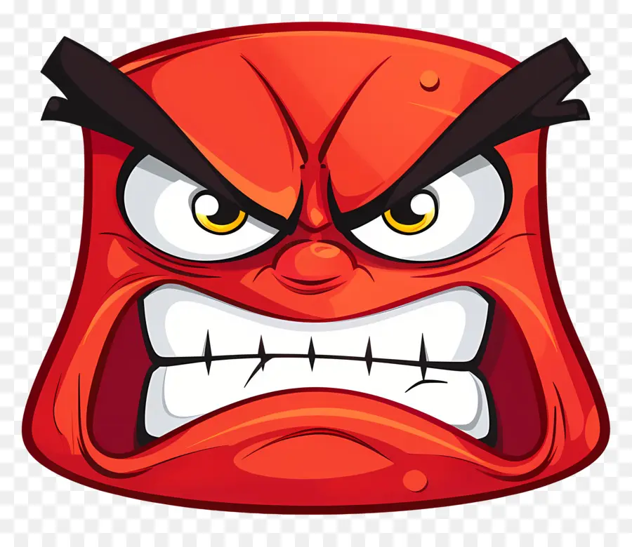 Cara De Brava，Angry Emoji PNG