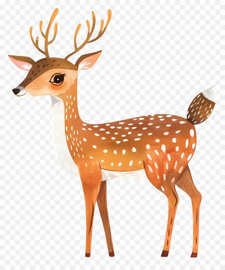 Cartoon Veado，Deer PNG