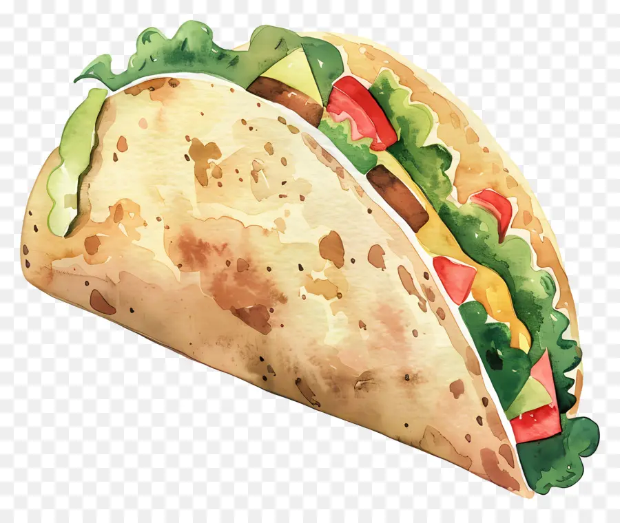 Taco，Alface PNG