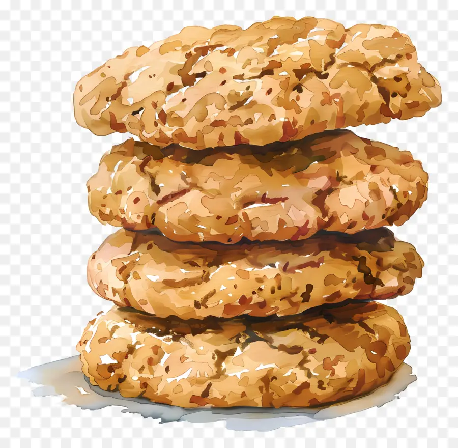 Cookies，Cookies De Aveia PNG