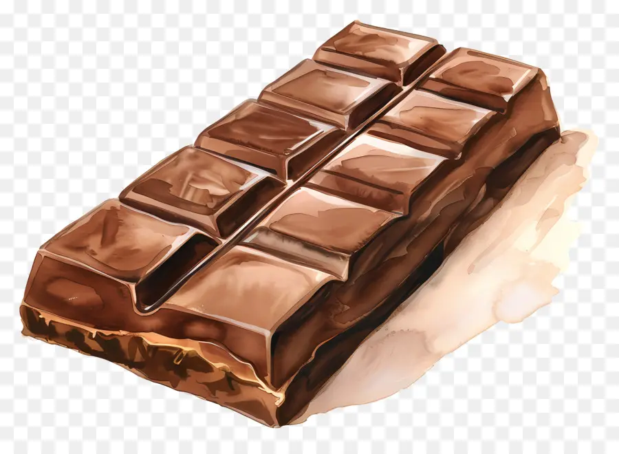 Barra De Chocolate，Chocolate PNG