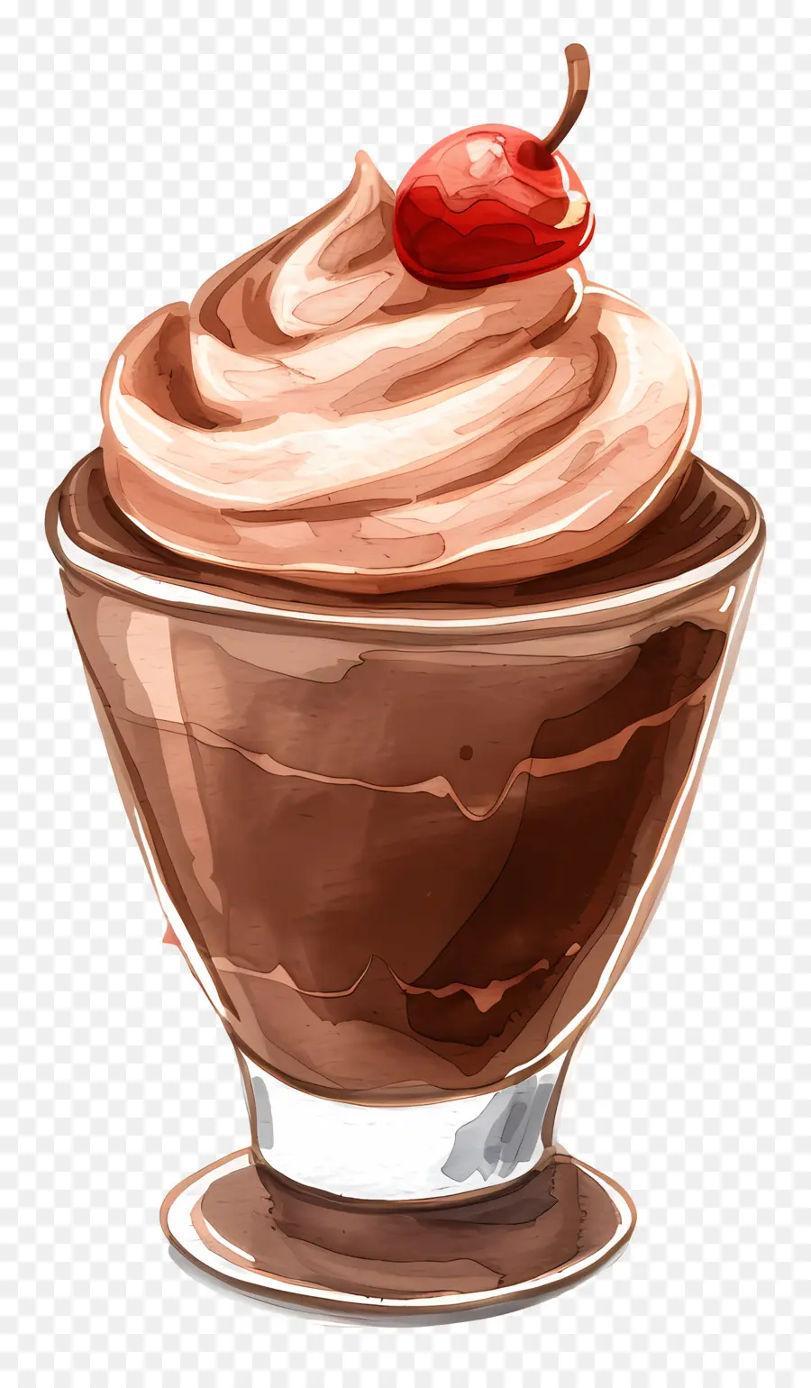 Mousse De Chocolate，Sundae De Chocolate PNG