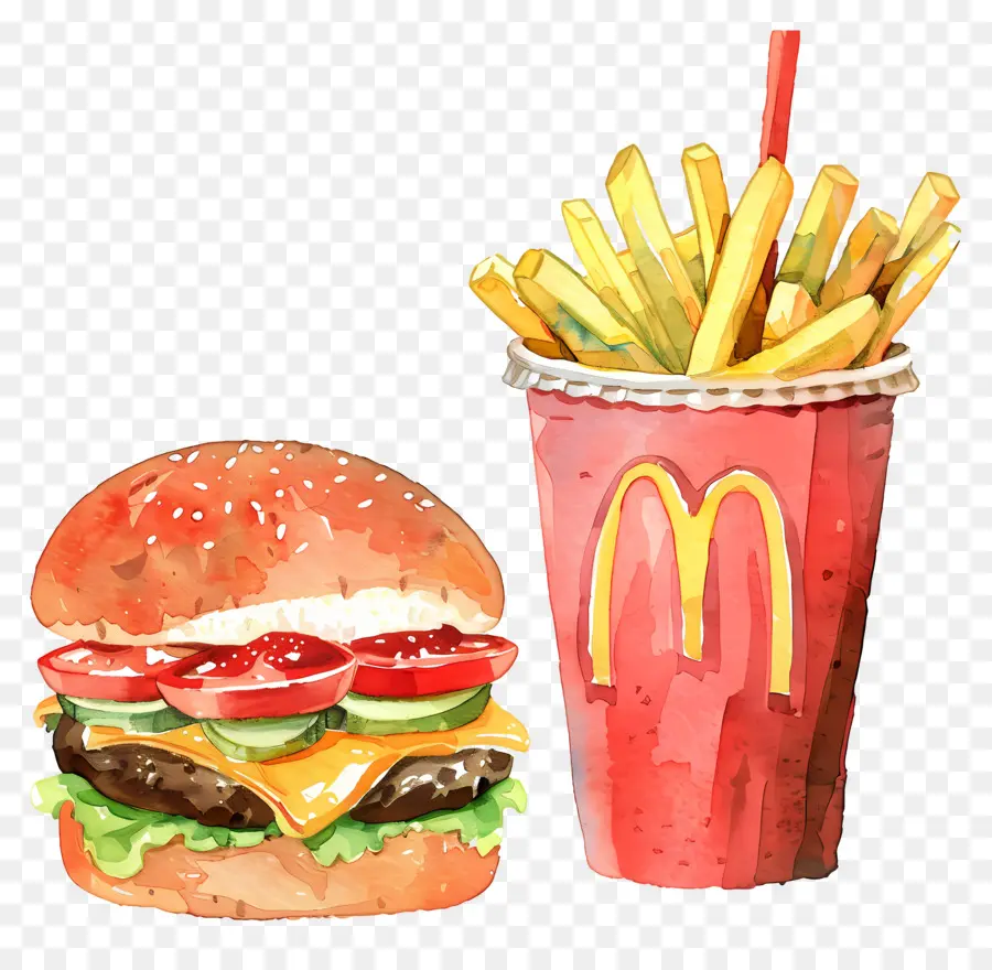 Comida Rápida，Hamburger PNG