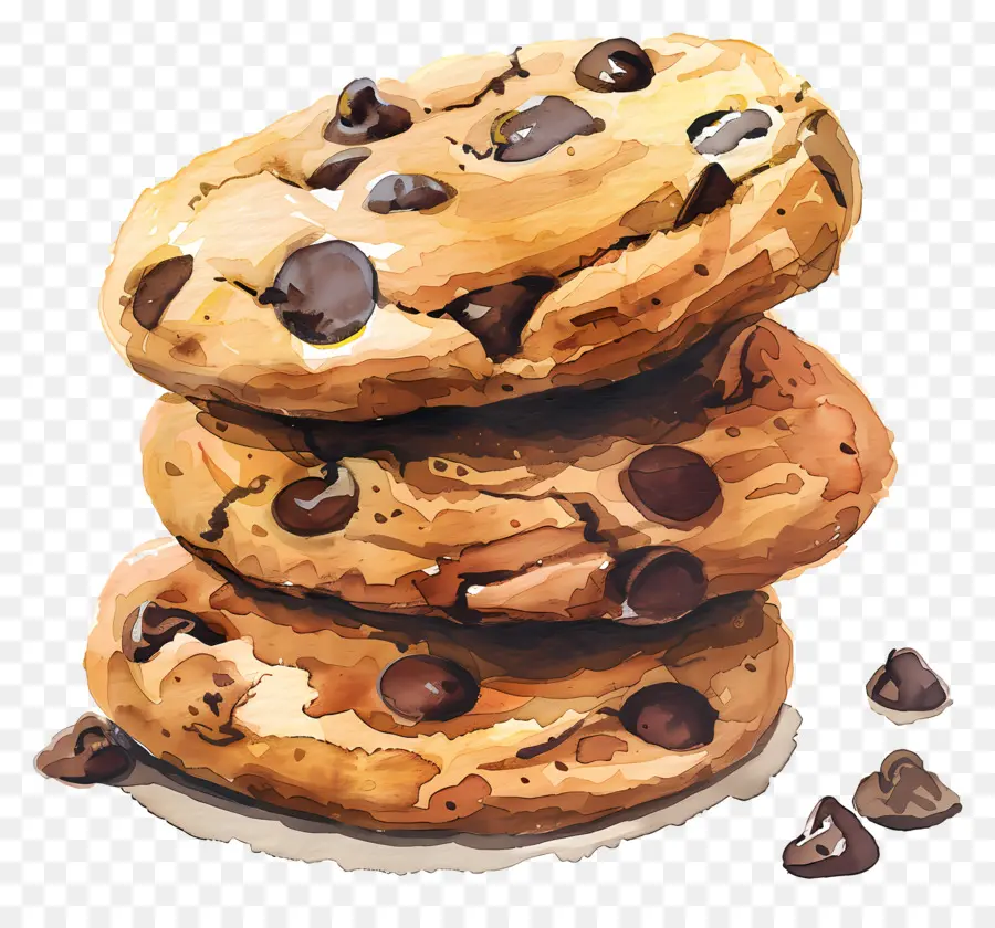 Cookies，Chocolate Chip Cookies PNG