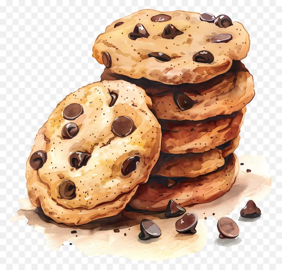 Cookies，Chocolate Chip Cookies PNG